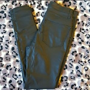 Faux Leather High Waisted Skinnies NWOT